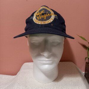 West Virginia Mountaineers University Men's Vintage Snapback Blue Hat Cap